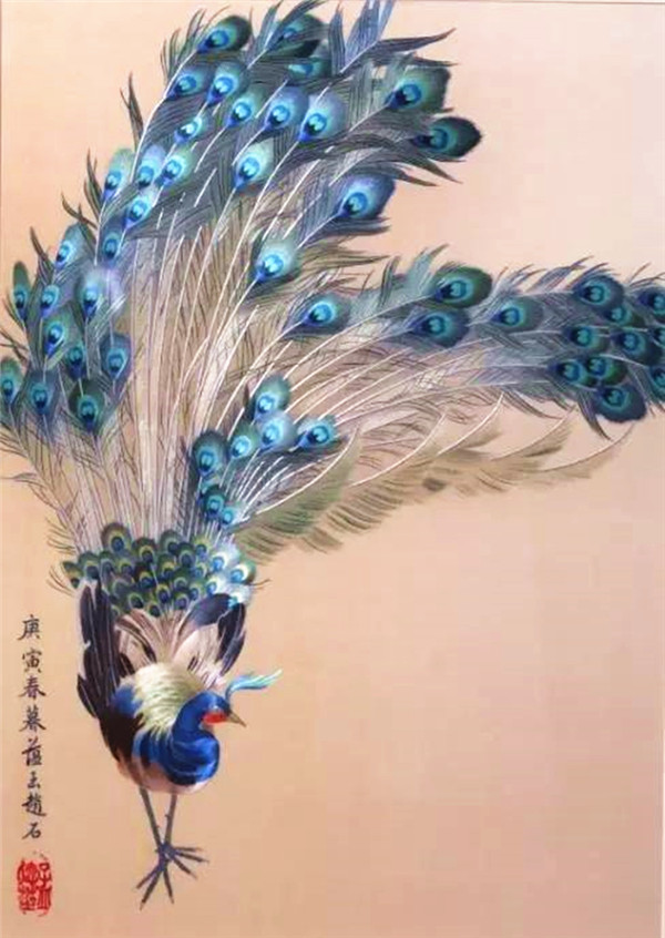 蜀繡大師——孟德芝，作品欣賞