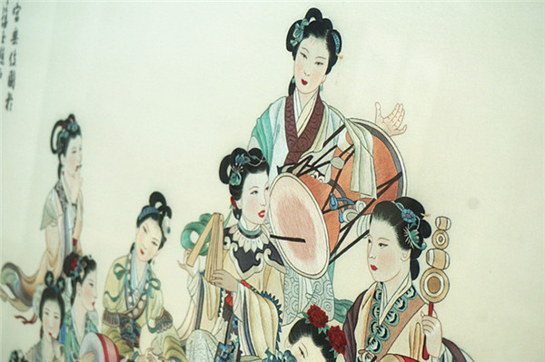 蜀繡大師——孟德芝，作品欣賞