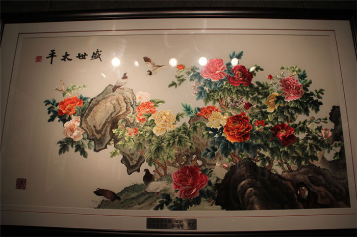 廣繡大師“花佬”許熾光，作品欣賞