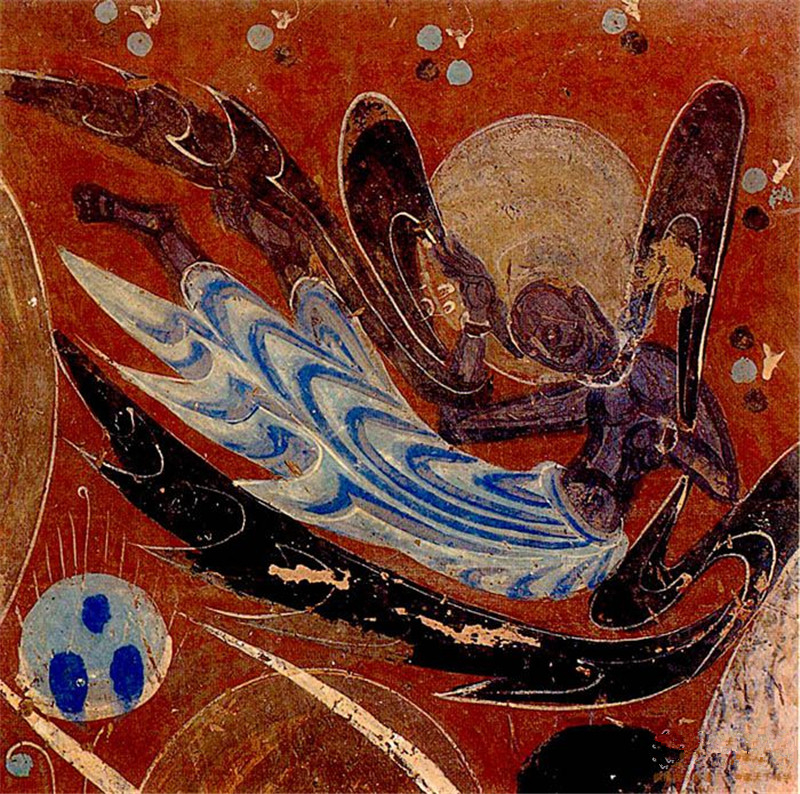 敦煌莫高窟石壁彩繪壁畫(huà)