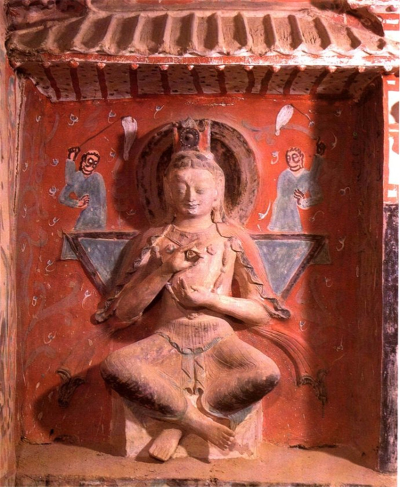 敦煌石洞彩塑佛像(1)