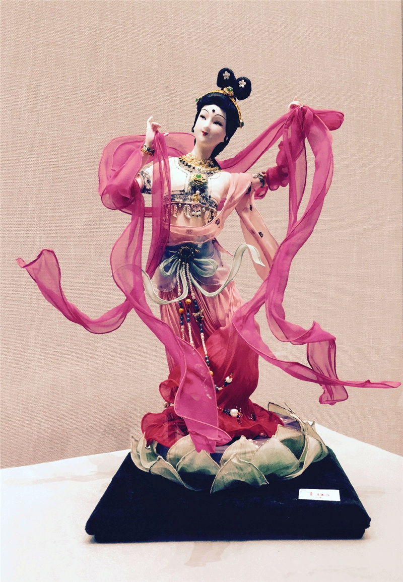 中國傳統(tǒng)工藝品，絹人