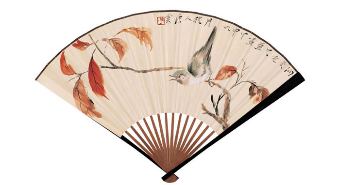 中國傳統(tǒng)書畫折扇之美
