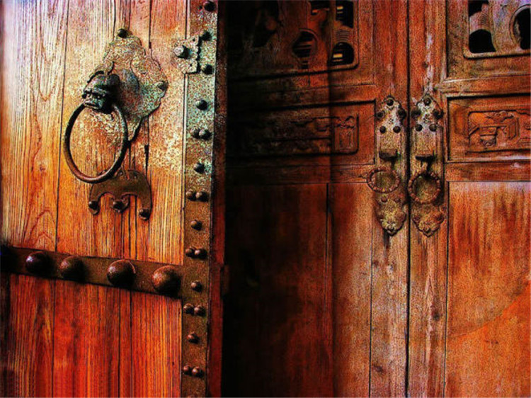 古建筑福連文苑精致古門欣賞