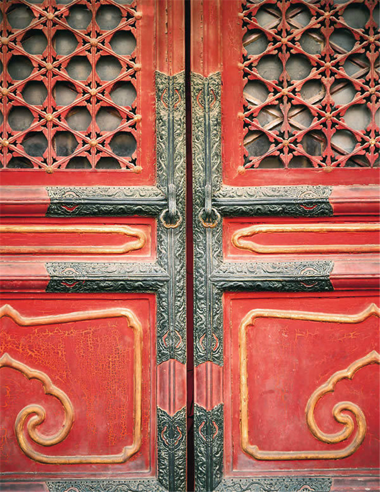 古建筑福連文苑精致古門欣賞