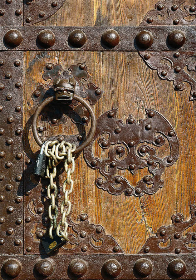 古建筑福連文苑精致古門欣賞