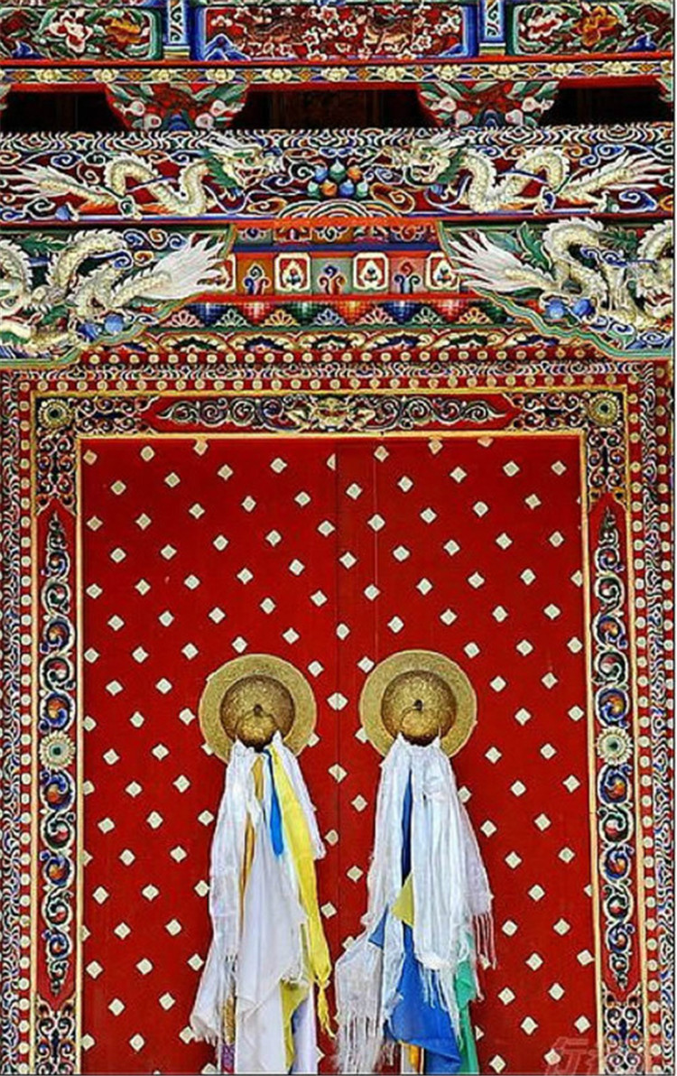 古建筑福連文苑精致古門欣賞