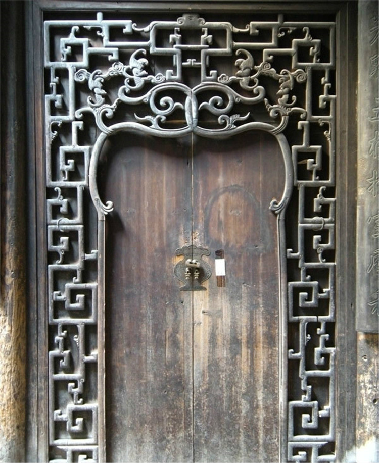 古建筑福連文苑精致古門欣賞