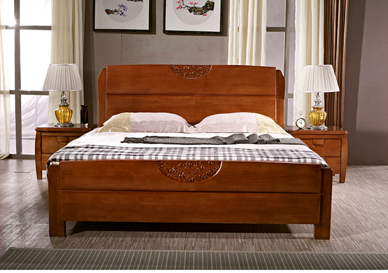 1.8米實木中式古典雙人床