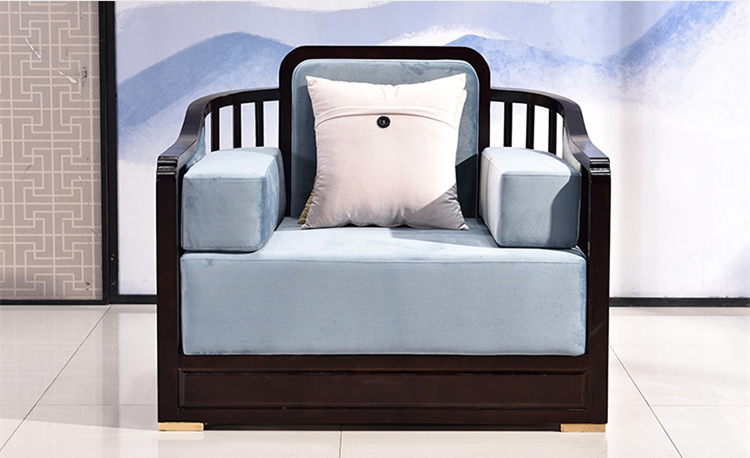 中式沙發(fā)組合現(xiàn)代客廳實木沙發(fā)