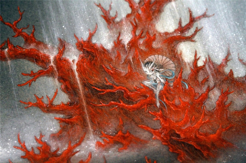 杉澤《天瀑.海童》福連文苑插畫欣賞