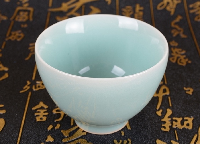 龍泉窯青瓷瓷杯、瓷碗欣賞