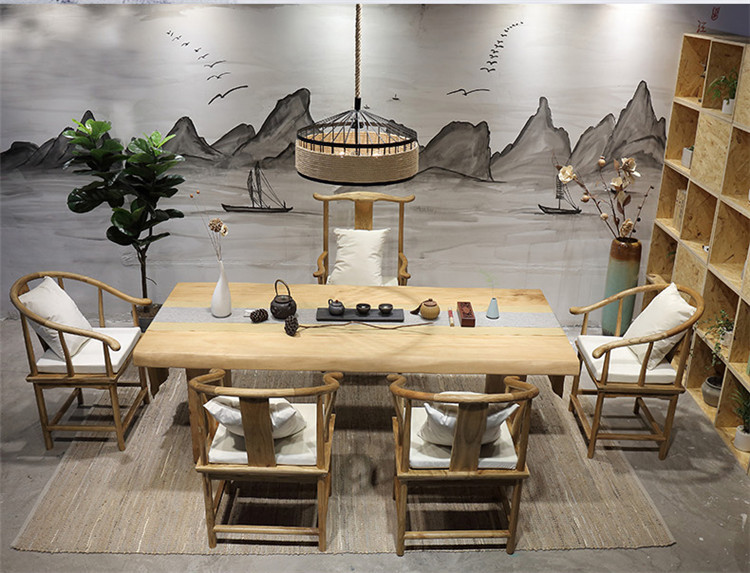 茶桌椅組合仿古簡(jiǎn)約功夫茶臺(tái)