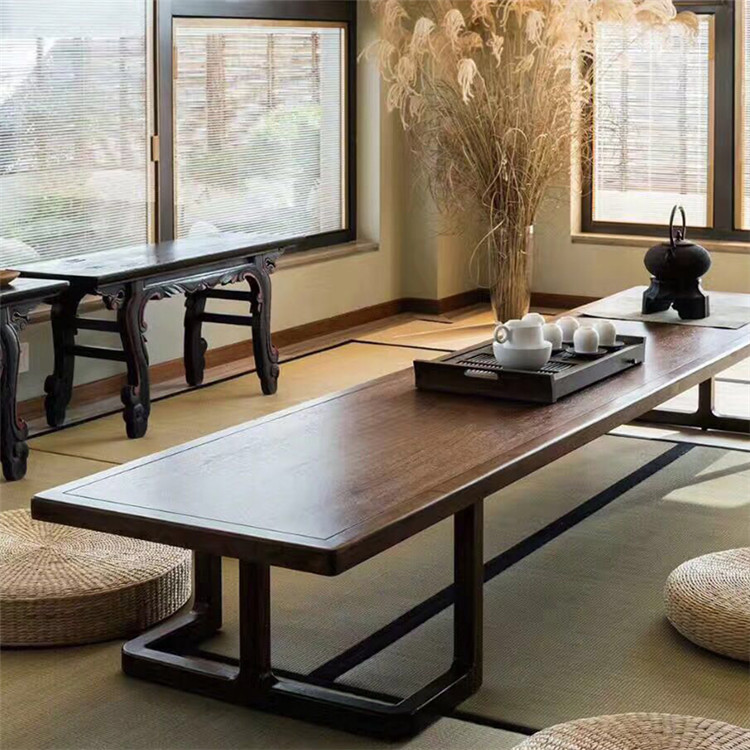 新中式茶臺(tái)簡(jiǎn)約禪意茶藝桌