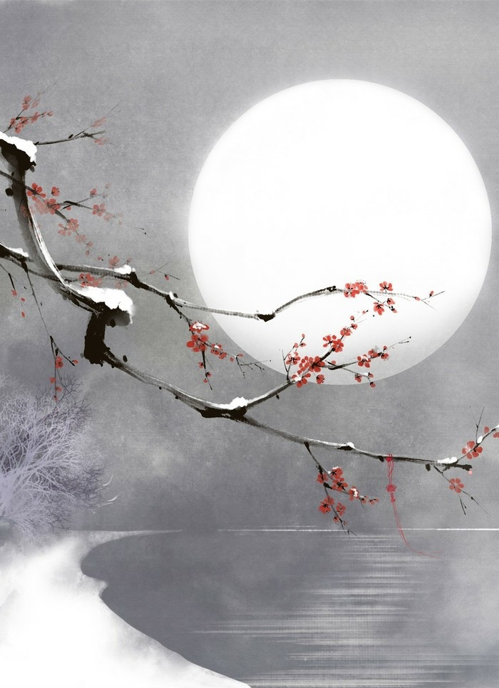 古風唯美風景插畫