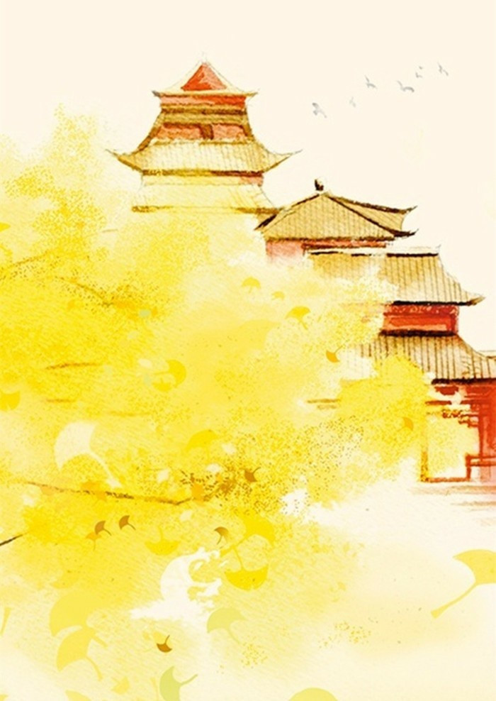 古風唯美風景插畫