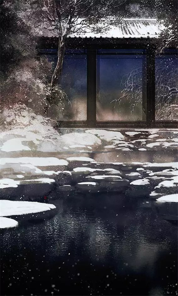 古風(fēng)風(fēng)景插畫(huà)伊吹五月