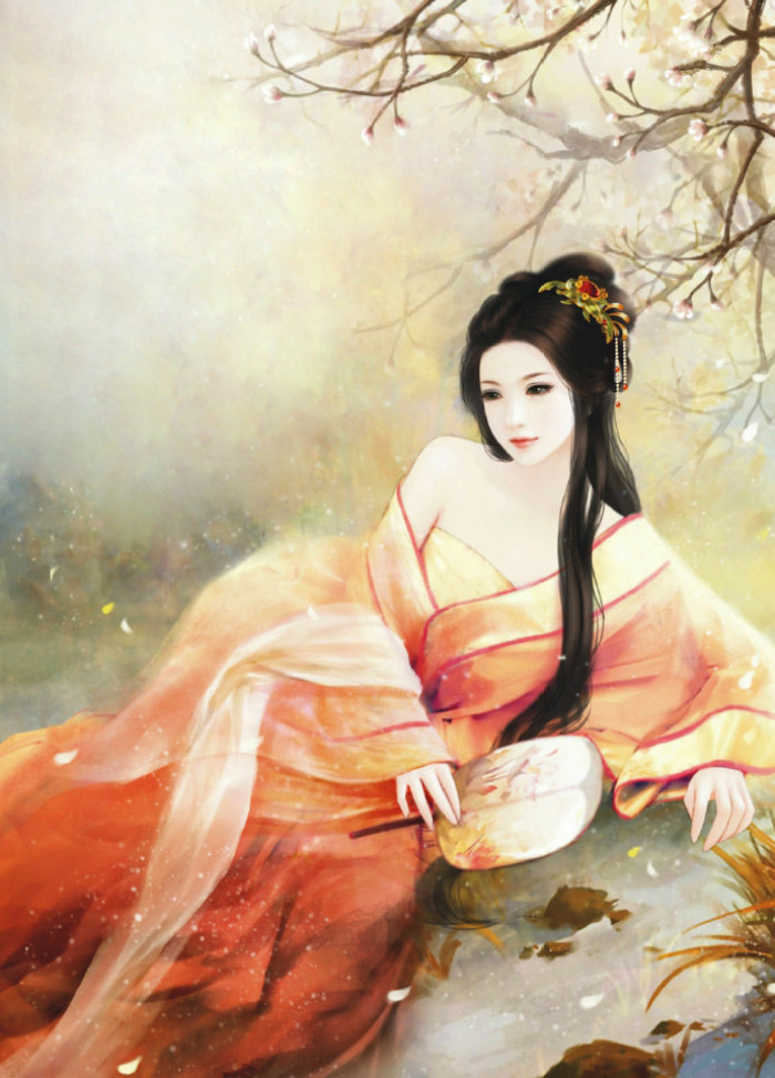 優(yōu)美的古風女子立繪插畫欣賞