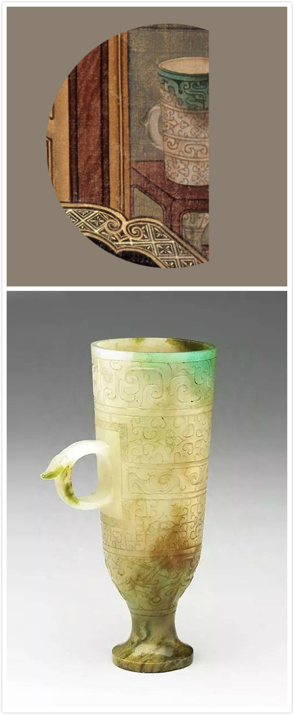 古代精美文物畫像與實(shí)物