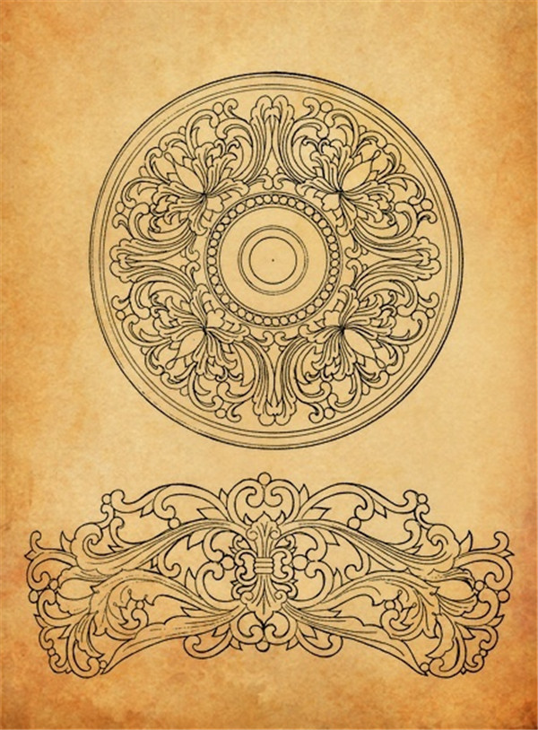 中國(guó)工藝紋樣之木雕花紋