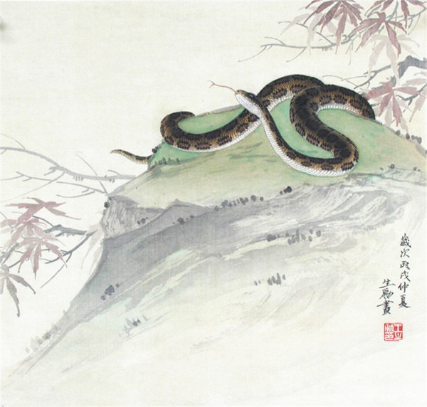 精美的十二生肖工筆國畫欣賞