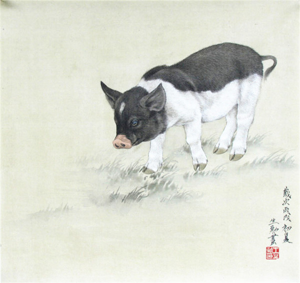 精美的十二生肖工筆國(guó)畫(huà)欣賞