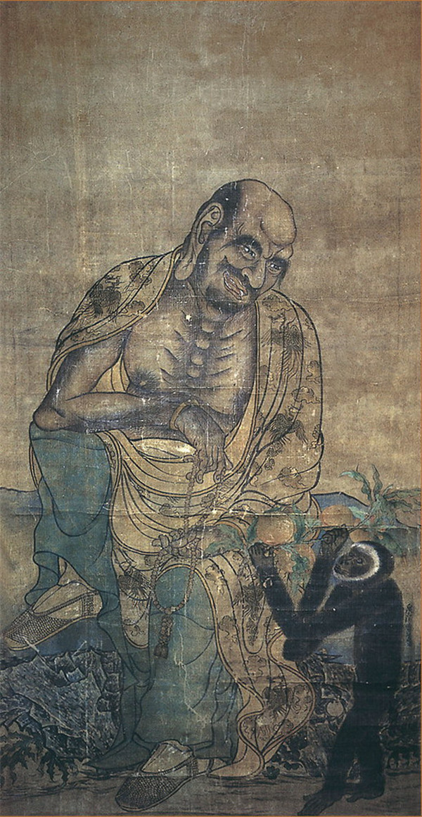 五代畫(huà)師貫休《十六羅漢圖》