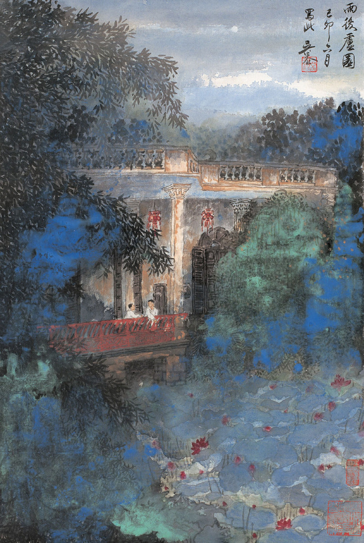 吳泰花鳥(niǎo)山水繪畫作品欣賞