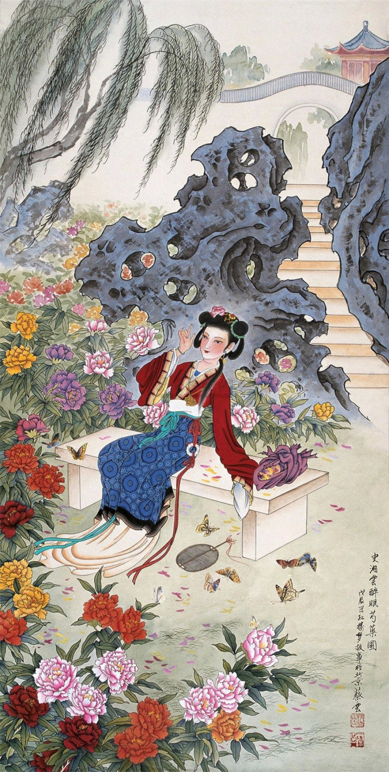 蔡云國(guó)畫人物繪畫作品