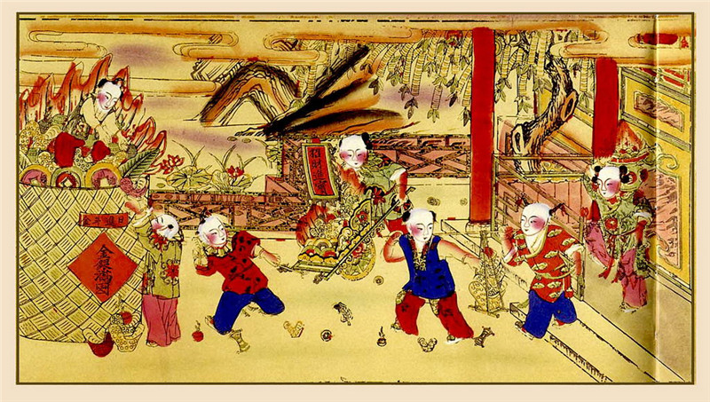 中國傳統(tǒng)精美年畫作品欣賞