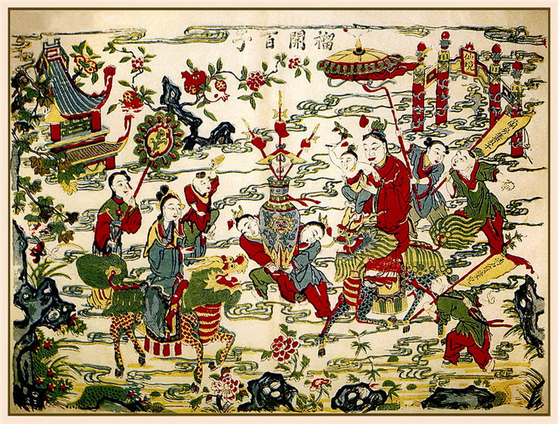 中國傳統(tǒng)精美年畫作品欣賞