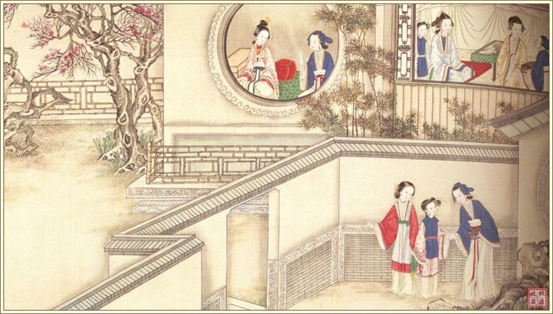 清代畫家孫溫繪畫的全本紅樓夢(mèng)圖（二）