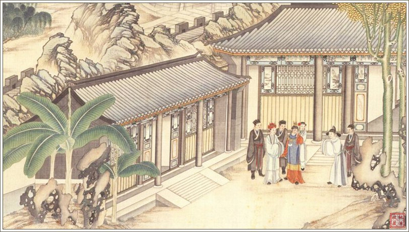 清代畫家孫溫繪畫的全本紅樓夢(mèng)圖（二）