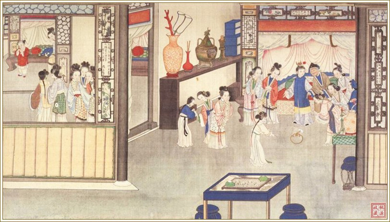 清代畫家孫溫繪畫的全本紅樓夢(mèng)圖（二）