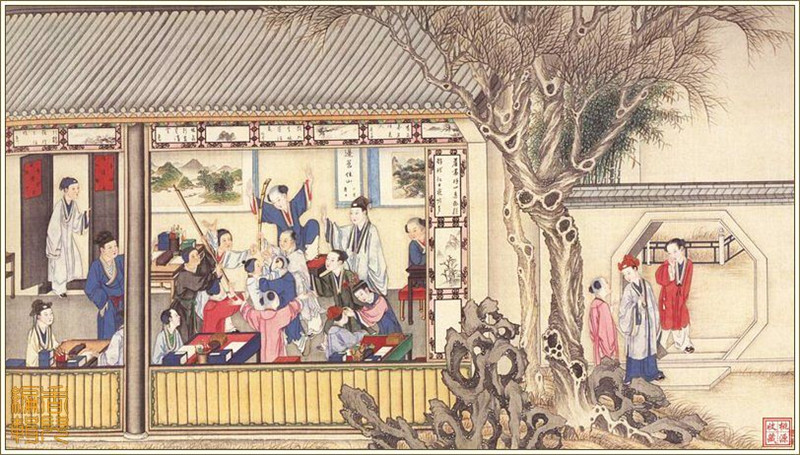 清代畫家孫溫繪畫的全本紅樓夢(mèng)圖（二）