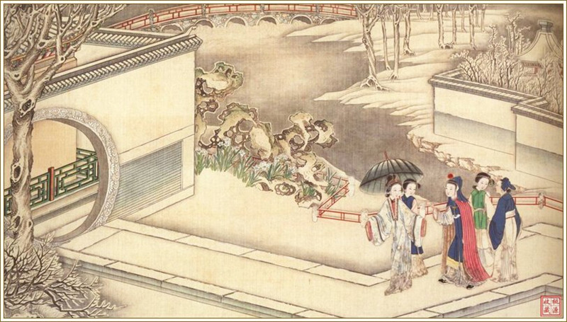 清代畫家孫溫繪畫的全本紅樓夢(mèng)圖(四)