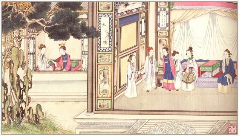 清代畫家孫溫繪畫的全本紅樓夢(mèng)圖(四)