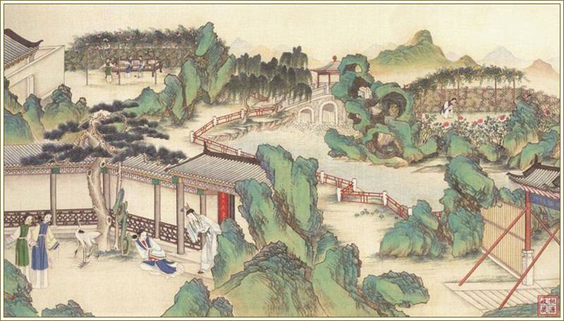 清代畫家孫溫繪畫的全本紅樓夢(mèng)圖(四)