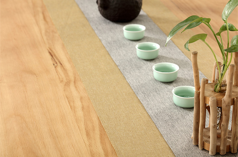 復(fù)古純實(shí)木茶桌椅組合，仿古簡(jiǎn)約功夫茶臺(tái)