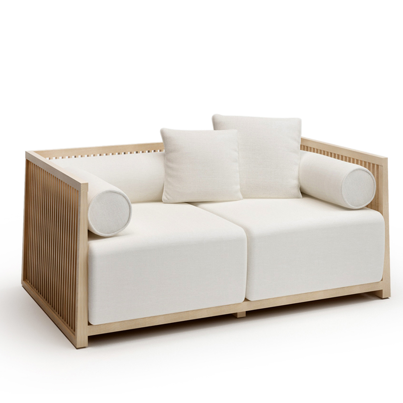 中式實(shí)木沙發(fā)組合，簡(jiǎn)約現(xiàn)代客廳布藝沙發(fā)