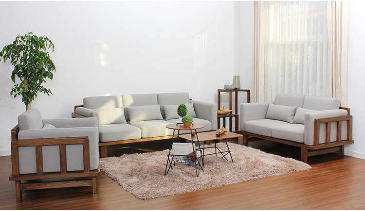 老榆木實木沙發(fā)，中式家居簡約風