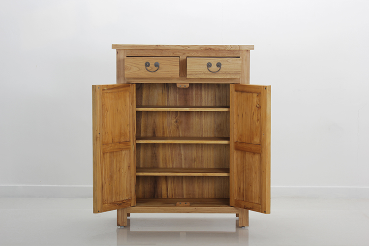 中式簡(jiǎn)約實(shí)木玄關(guān)鞋柜，中式門廳柜收納柜