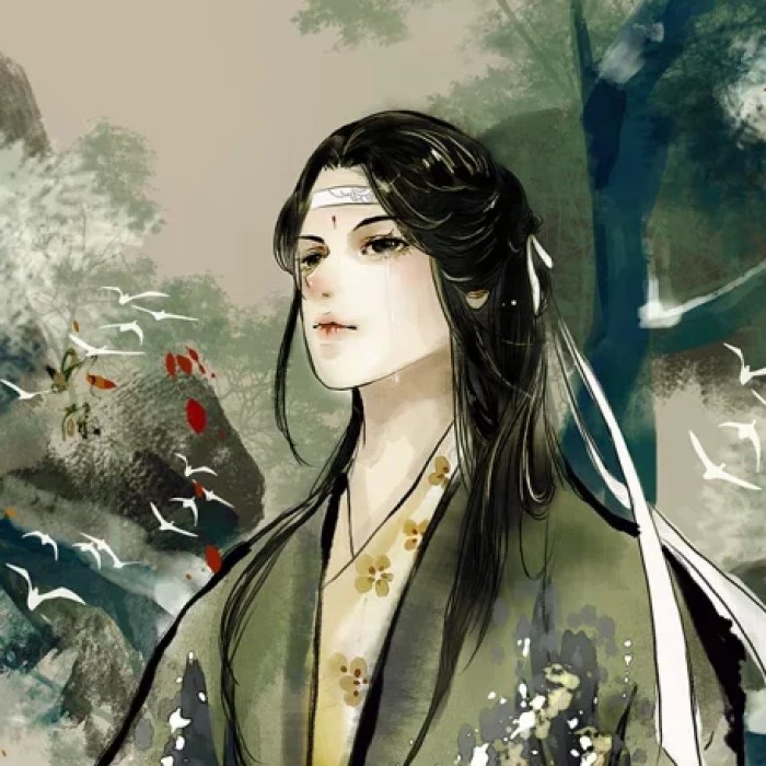 溫潤如玉男生古風頭像，福連文苑qq頭像