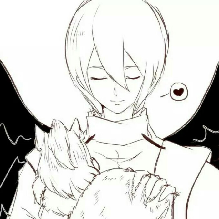 陰陽師大天狗和妖狐古風(fēng)頭像，男生頭像帥氣