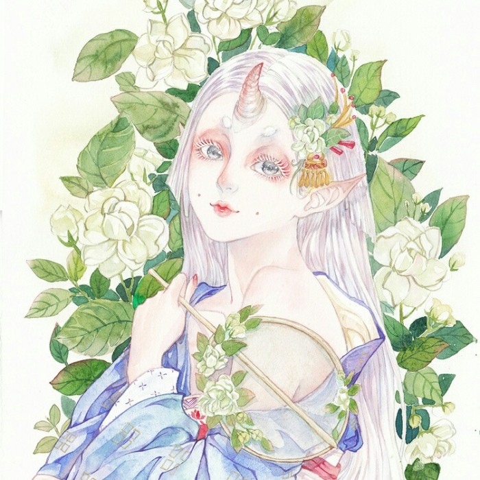 妖氣古風(fēng)女子頭像，唯美古典qq頭像