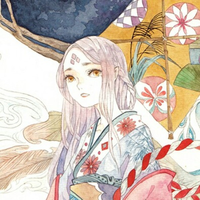 水墨風(fēng)古典女子頭像，古風(fēng)唯美頭像。