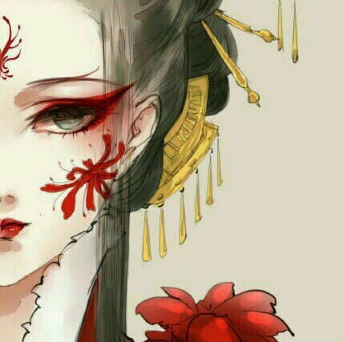 動(dòng)漫古風(fēng)女子閨蜜頭像，好姐妹qq頭像