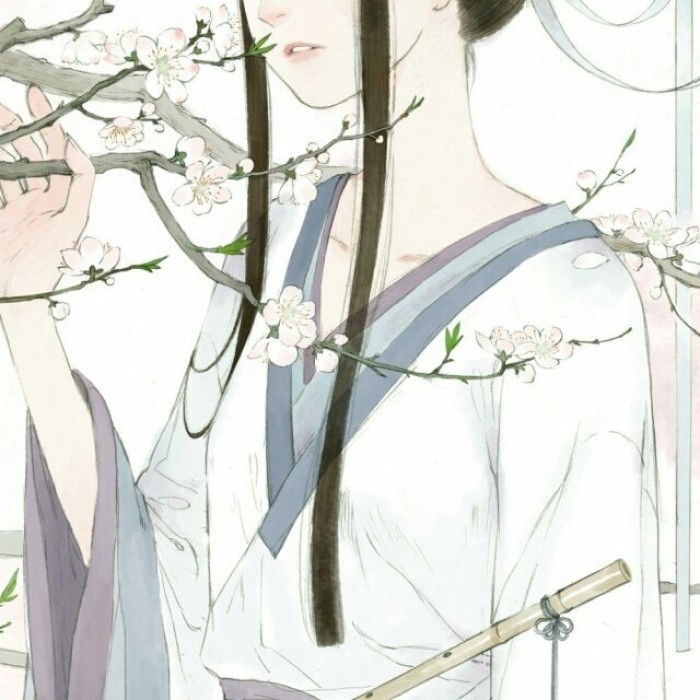 清雅風(fēng)格古典女生頭像，動漫水彩古風(fēng)頭像