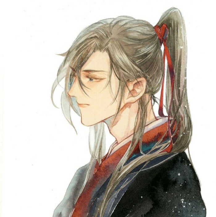 雅致男子古風(fēng)頭像，劍眉星目古典男生頭像