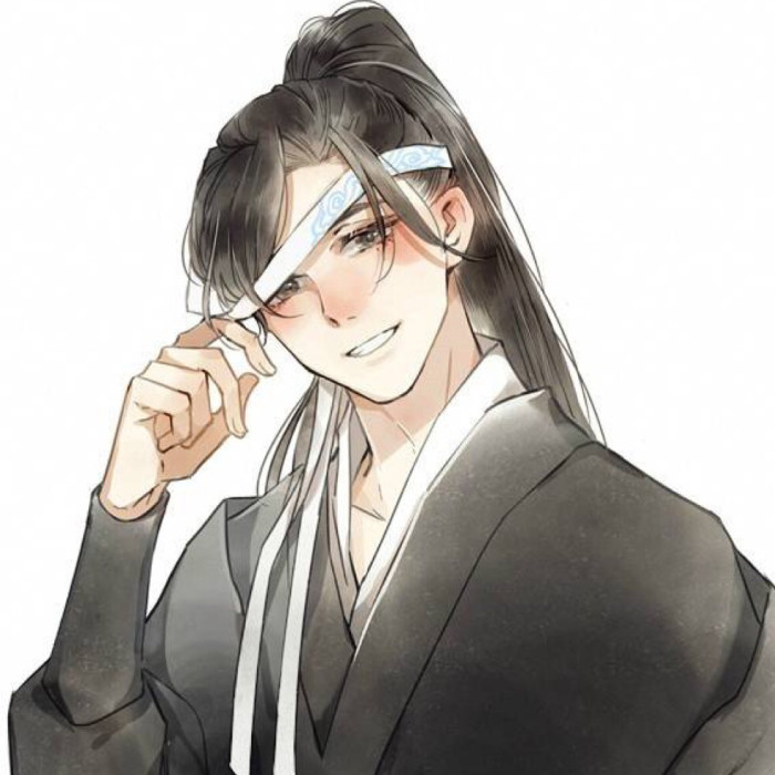 雅致男子古風(fēng)頭像，劍眉星目古典男生頭像